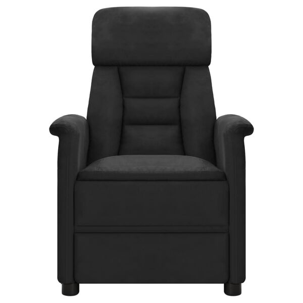 vidaXL Massasjestol svart mikrofiberstoff