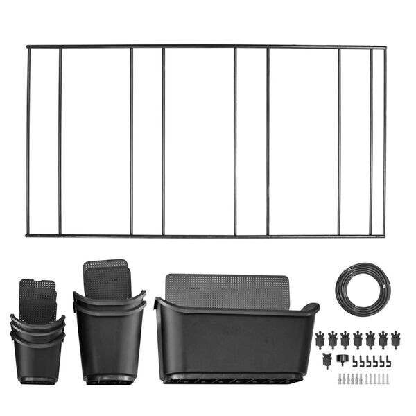 Nature Vertikale blomsterpotter komplett sett