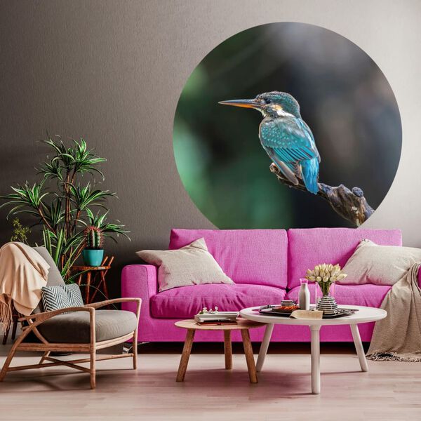 WallArt Tapetsirkel The Kingfisher 190 cm