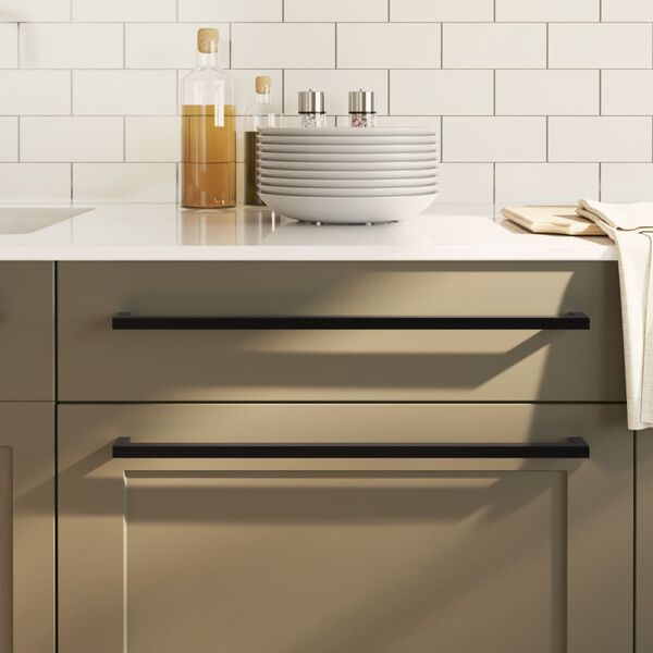 vidaXL Skaph&aring;ndtak 20 stk svart 480 mm rustfritt st&aring;l