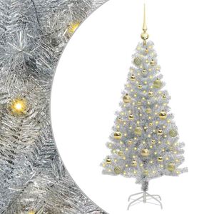 vidaXL Juletre s&oslash;lv 120 cm PET