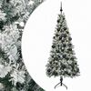 vidaXL Kunstig juletre med julekuler 120 cm 150 LED-lys Varmhvit