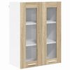 vidaXL Hengende skap Sonoma eik 60 x 31 x 80 cm Konstruert tre