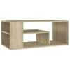 vidaXL Salongbord Sonoma eik 100x50x40 cm konstruert tre