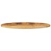 vidaXL Bordplate 120x50x2,5 cm oval heltre mango