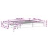 vidaXL Sengeramme med madrass 200x200 cm heltre furu