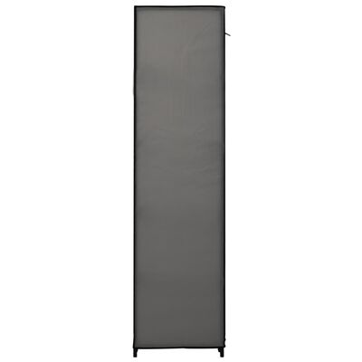 vidaXL Sammenleggbare garderober 2 stk grå 110x45x175 cm stoff