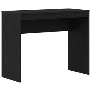 vidaXL Skrivebord svart eik 90x40x72 cm konstruert tre
