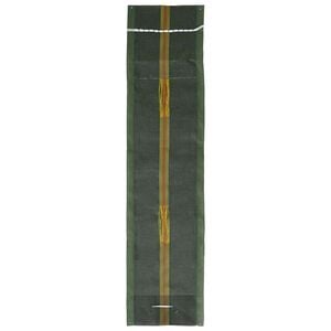 vidaXL Sandsekker 100 stk. M&oslash;rkegr&oslash;nn 120 x 27 cm HDPE