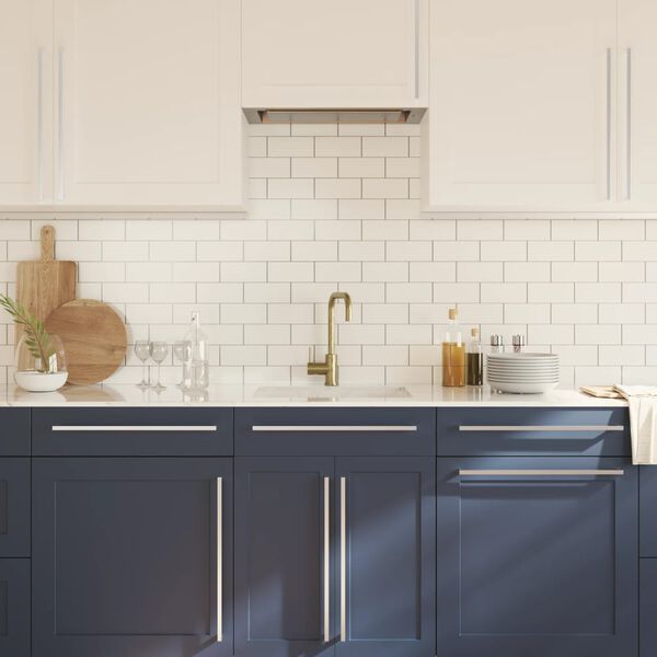 vidaXL Skaph&aring;ndtak 20 stk s&oslash;lv 480 mm rustfritt st&aring;l