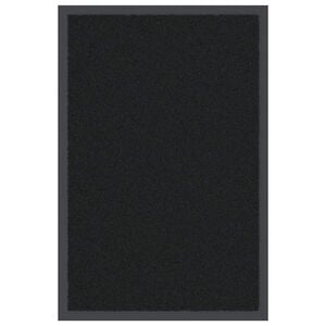 vidaXL D&oslash;rmatte svart 40x60 cm