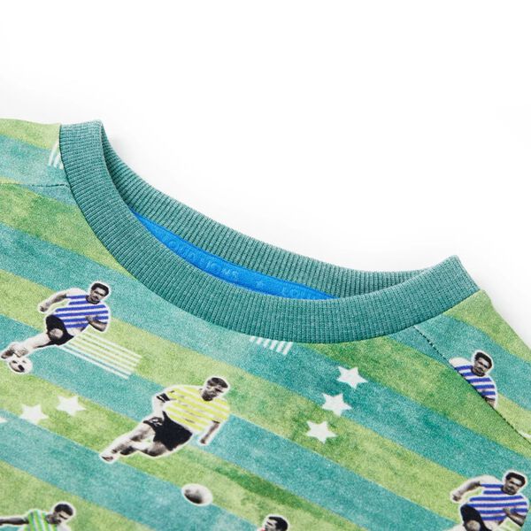 Barnegenser lyseblå melert 92