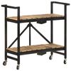 vidaXL Kj&oslash;kkentralle 87x36x81 cm heltre mango