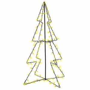 vidaXL Juletrekjegle 160 LED innend&oslash;rs og utend&oslash;rs 78x120 cm