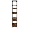 vidaXL Bokhylle r&oslash;kt eik 99x35,5x176 cm konstruert tre og jern