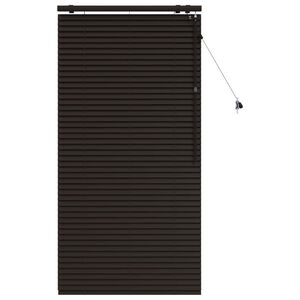 vidaXL Venetiansk persienne M&oslash;rk brun 75 x 160 cm 35 mm