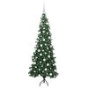 vidaXL Hj&oslash;rne Kunstig Jul Tre med 300 LED gr&oslash;nn 180 cm PVC og metall