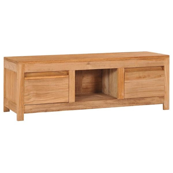 vidaXL TV-benk 100x30x35 cm heltre teak
