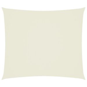 vidaXL Solseil oxfordstoff rektangul&aelig;r 2,5x3 m kremhvit