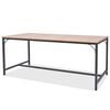 vidaXL Spisebord asketre 180x90x76 cm