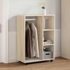 vidaXL Garderobe sonoma eik 80x40x110 cm konstruert tre
