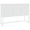 vidaXL Skjenk hvit 105x35x75 cm st&aring;l