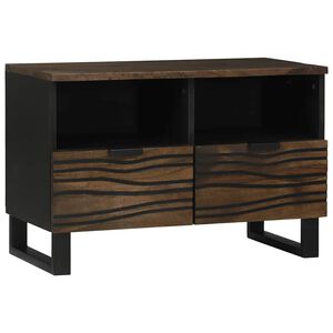 vidaXL TV Enheter med skuff Valn&oslash;tt 70 x 33 x 46 cm Konstruert tre