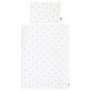 CHILDHOME Barnesenget&oslash;y 100x140 cm Jersey Hearts og muslin
