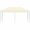 vidaXL Sammenleggbart telt popup 3x6 m kremhvit