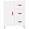 vidaXL Highboard hvit 69,5x34x180 cm konstruert tre