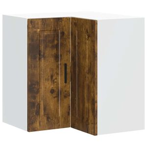 vidaXL Kj&oslash;kken vegg hj&oslash;rneskap Porto r&oslash;kt eik konstruert tre