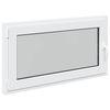 vidaXL Kj&oslash;levindu RISOR 110 x 60 cm PVC og glass Hvit