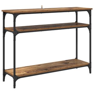vidaXL Konsollbord Gamle tre 100 x 29 x 75 cm Konstruert tre