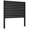 vidaXL Sengegavl svart 96x4x100 cm heltre furu