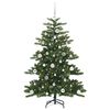 vidaXL Kunstig sammensatt juletre med 150 LED med stativ 150 cm PVC