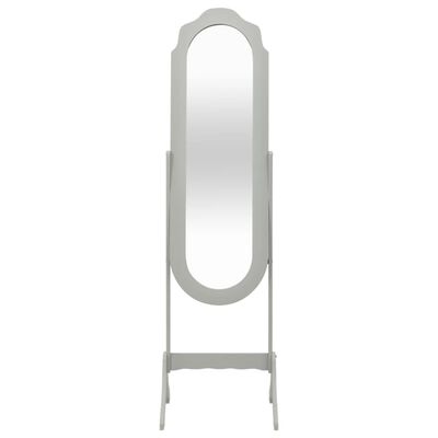 vidaXL Frittstående speil 46x48x164 grå