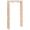 vidaXL Utend&oslash;rs dusj Naturlig 137 x 23 x 226 cm Massiv furu