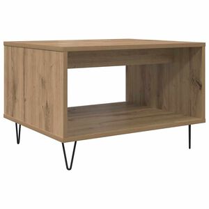 vidaXL Kaffebord artisan eik 60 x 50 x 40 cm Konstruert tre