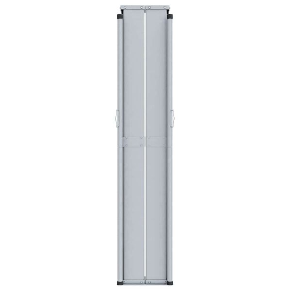 vidaXL Uttrekkbar sidemarkise 180x1200 cm svart