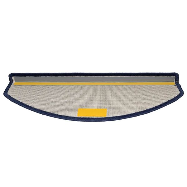 vidaXL Trappematter 20 stk 65x24x4 cm bl&aring; halvrund store