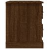 vidaXL Nattbord 2 stk brun eik 39x39x47,5 cm konstruert tre