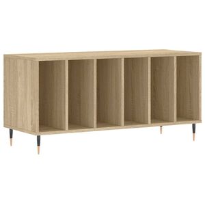 vidaXL Hifi-benk sonoma eik 100x38x48 cm konstruert tre