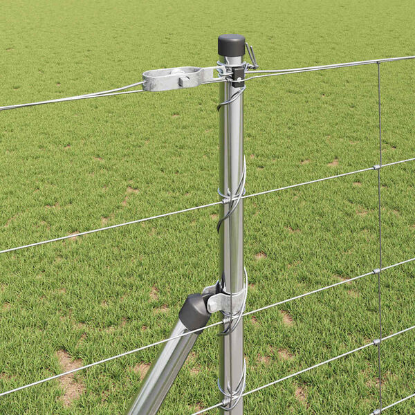 vidaXL Gjerdep&aring;le Galvanisert 25 x 1,2 m St&aring;l