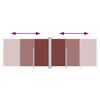 vidaXL Uttrekkbar sidemarkise 220x600 cm brun