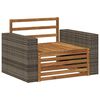 vidaXL Ute Midt Sofa Naturlig