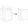 vidaXL Planteholder 2 pcs Rusten 24 x 24 x 35 cm Cortenst&aring;l