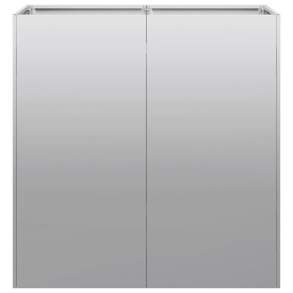 vidaXL Plantekasse 80x40x80 cm galvanisert stål