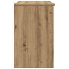 vidaXL Skrivebord artisan eik 84x40x75 cm konstruert tre