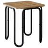 vidaXL Kaffebord Artisan eik 40 x 40 x 45 cm Konstruert tre