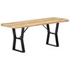 vidaXL Benk 110 cm heltre mango